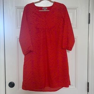 Vibrant stripe dress